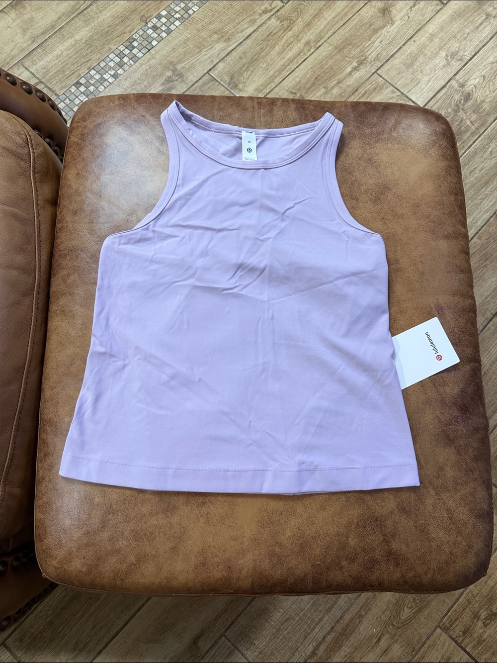 NWT Lululemon Align Waist-Length Racerback Tank Top Sz 10 Lilac Play